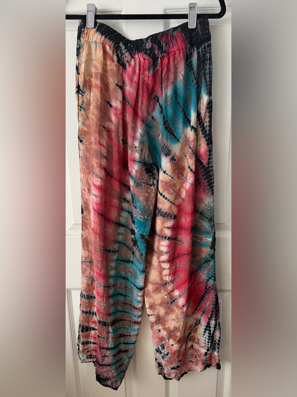 YFB Young Fabulous & Broke Tie Dye Wide Leg Palazzo Pants M